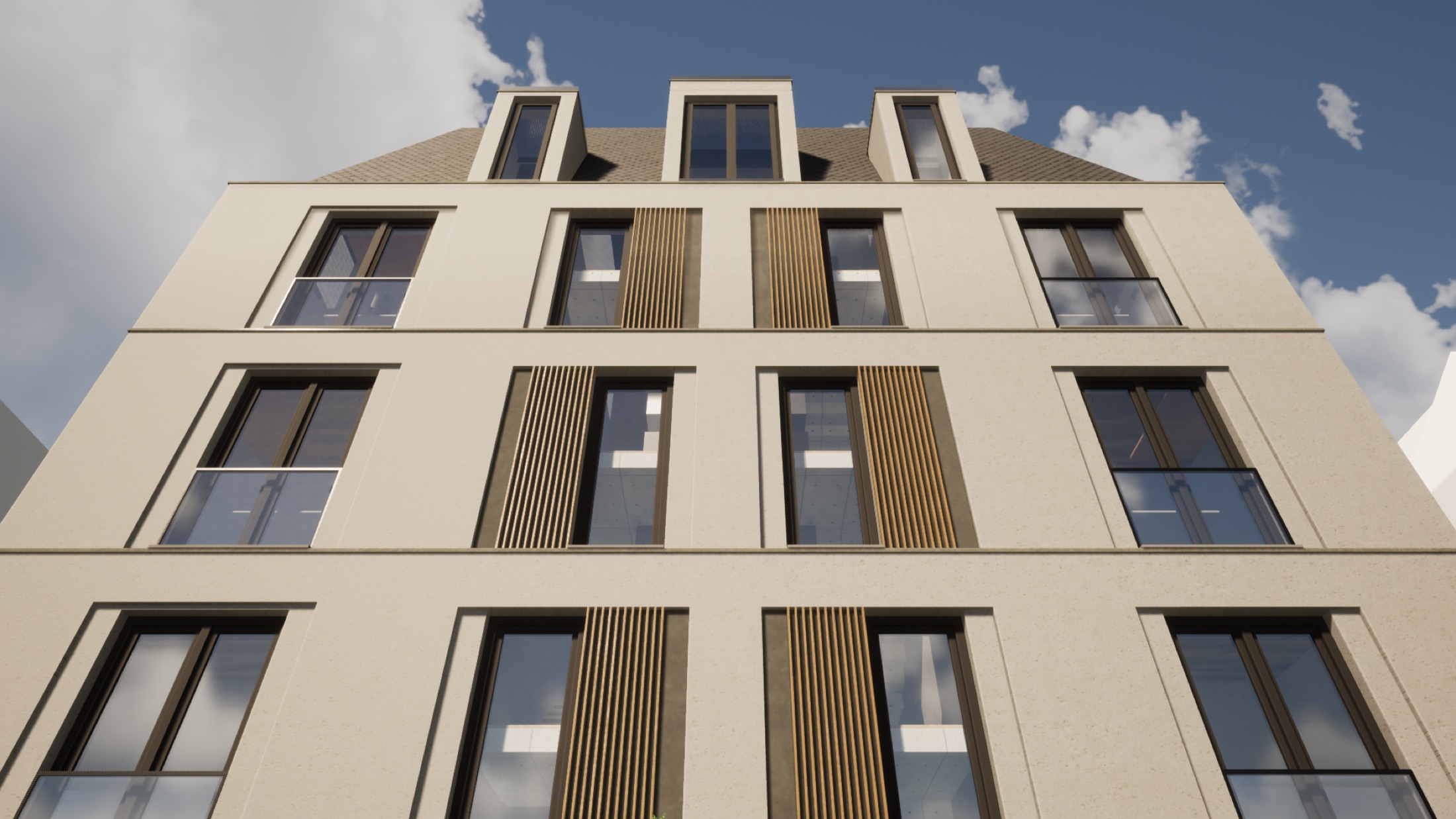 Stadthaus mit 10 Wohneinheiten und TG – Ansicht 2