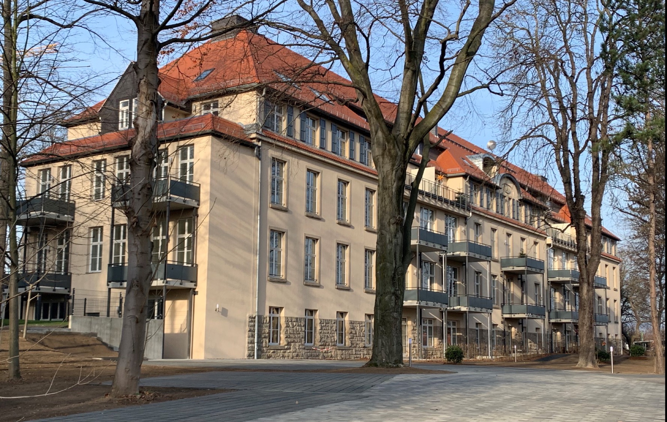 Umbau Landratsamt Pirna zu Wohnanlage – Ansicht 2