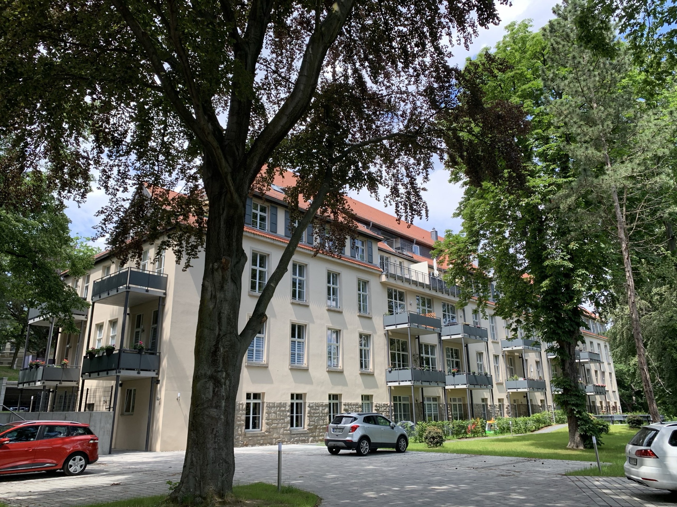 Umbau Landratsamt Pirna zu Wohnanlage – Ansicht 4
