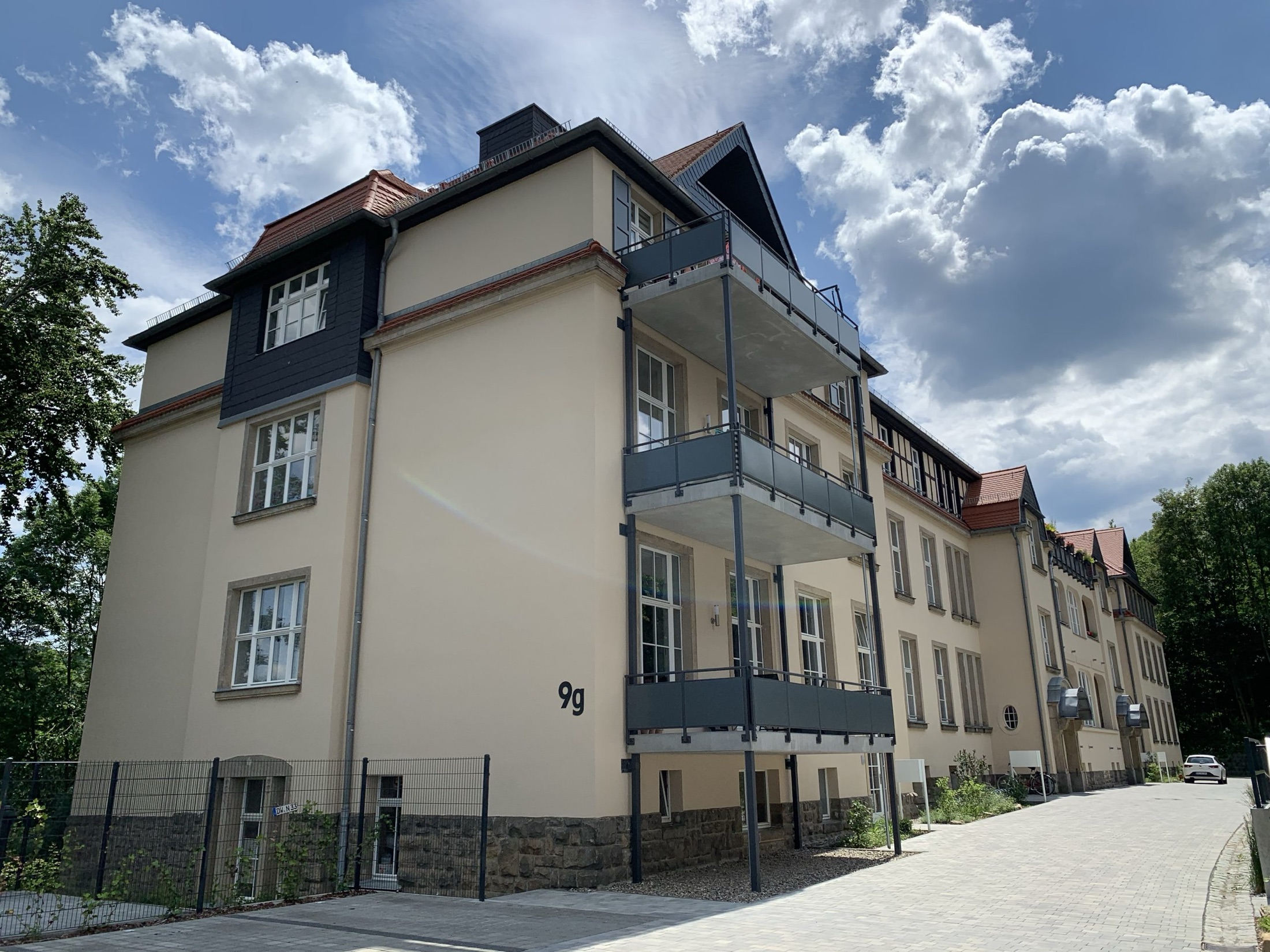 Umbau Landratsamt Pirna zu Wohnanlage – Ansicht 5